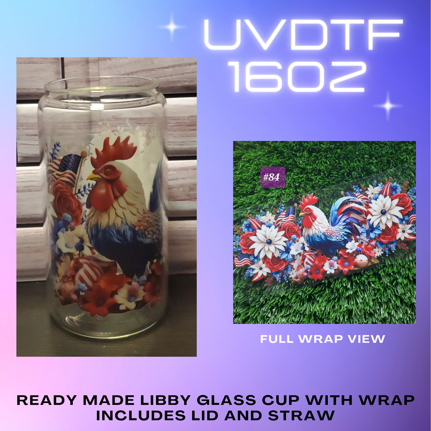 Uvdtf 16oz Glass (76-102)