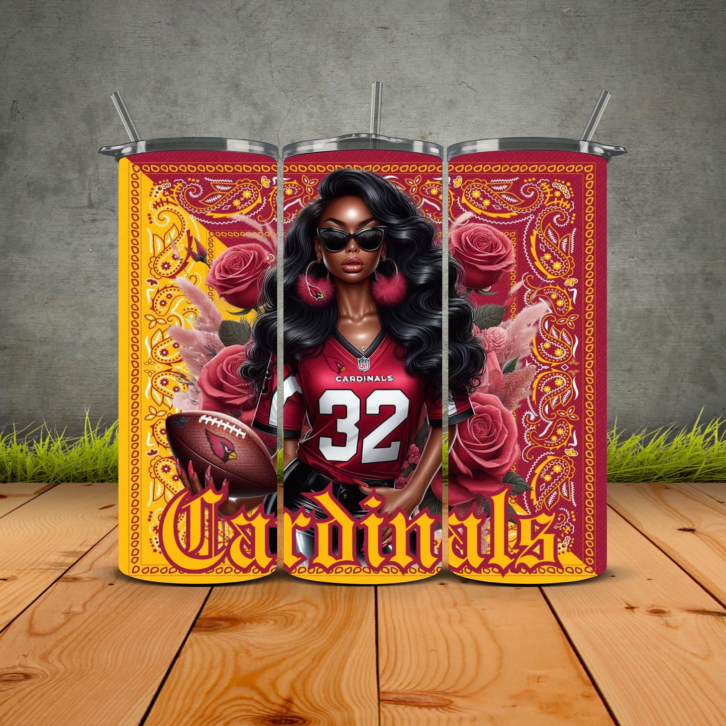 African Girls Football 1st Edition Tumblers