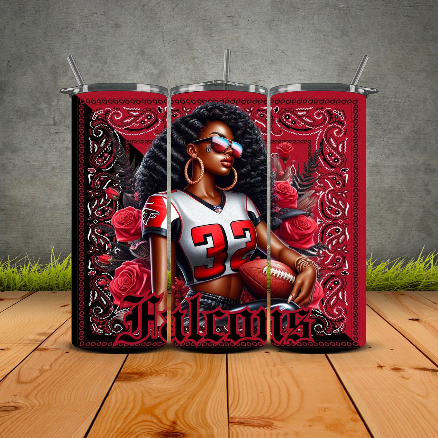African Girls Football 1st Edition Tumblers