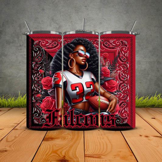 African Girls Football 1st Edition Tumblers