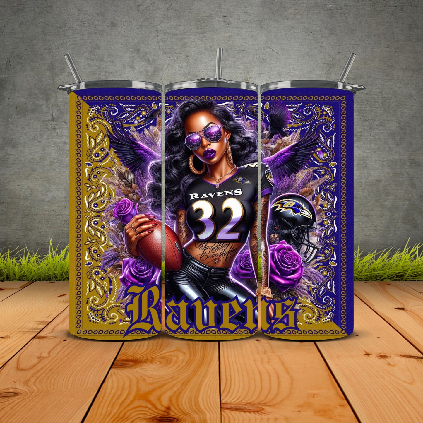 African Girls Football 1st Edition Tumblers
