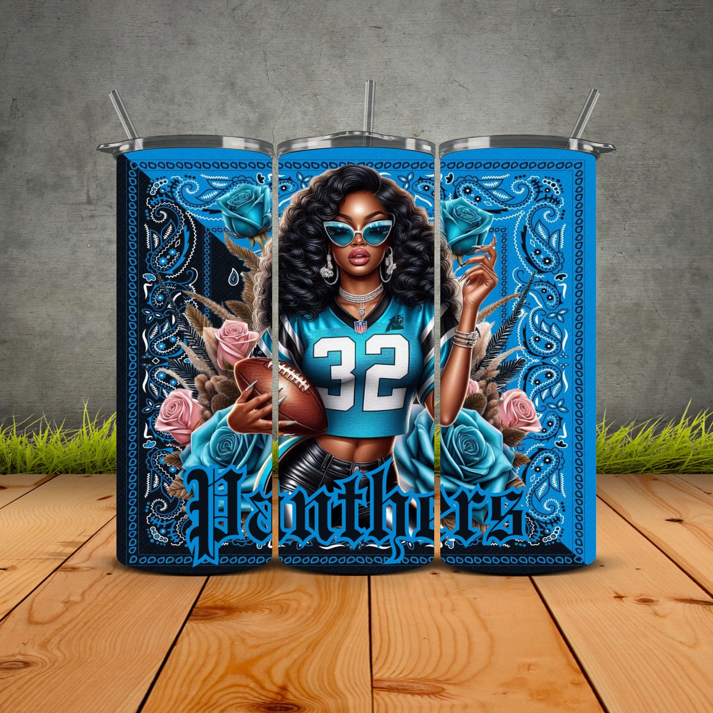 African Girls Football 1st Edition Tumblers