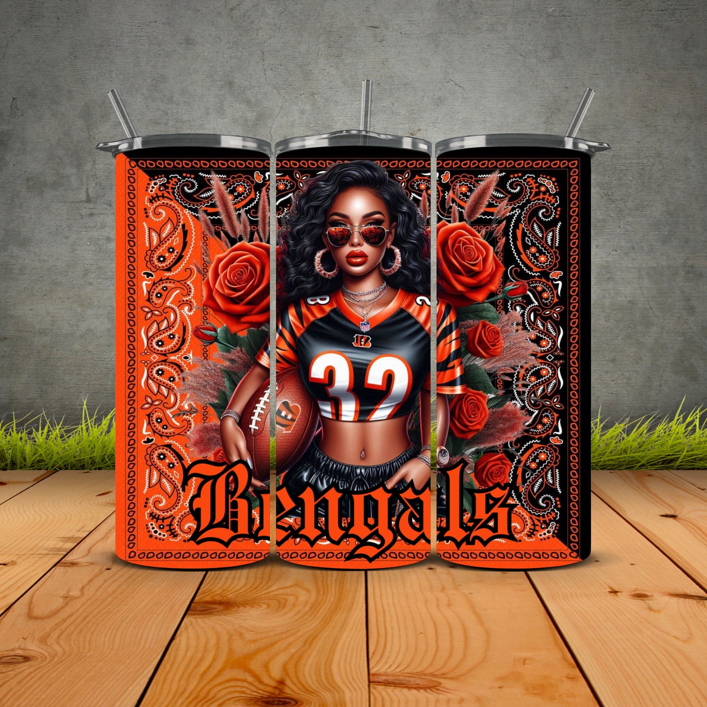 African Girls Football 1st Edition Tumblers