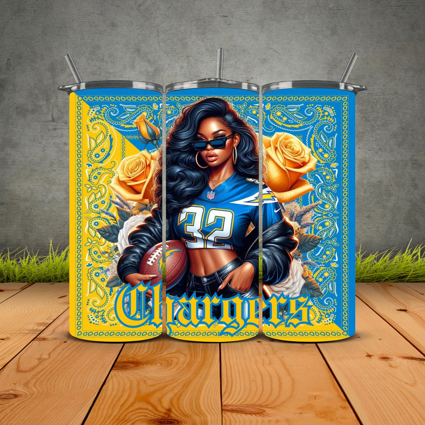 African Girls Football 1st Edition Tumblers