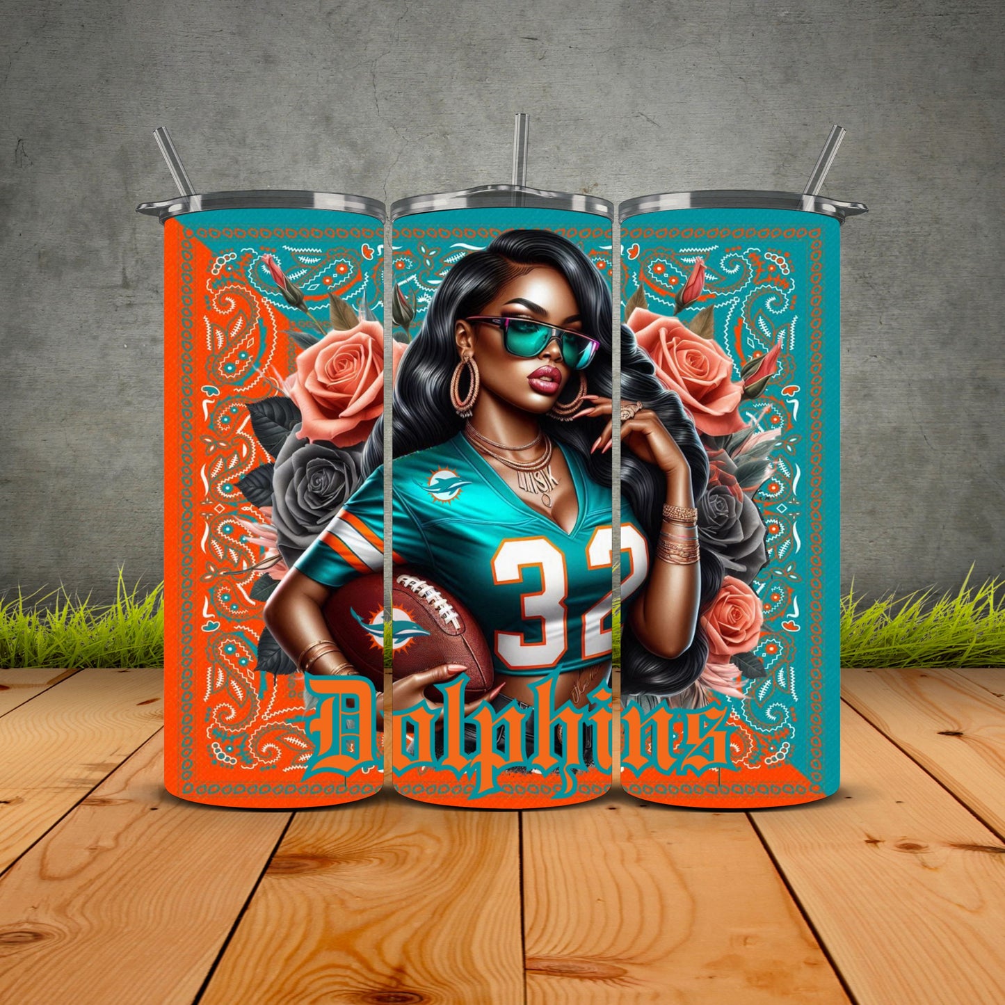 African Girls Football 1st Edition Tumblers