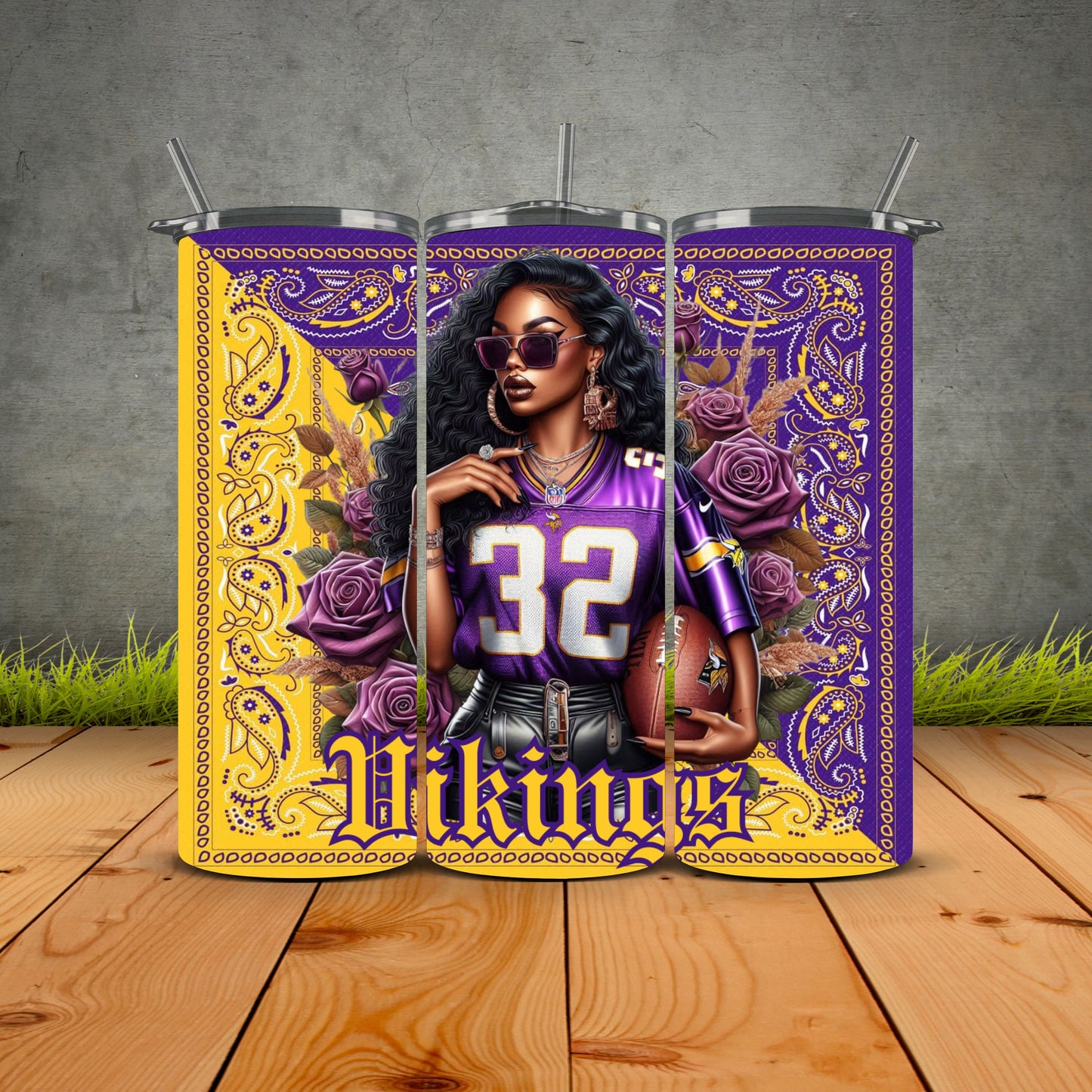 African Girls Football 1st Edition Tumblers