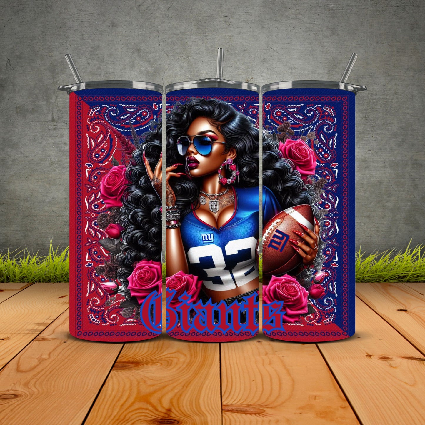 African Girls Football 1st Edition Tumblers