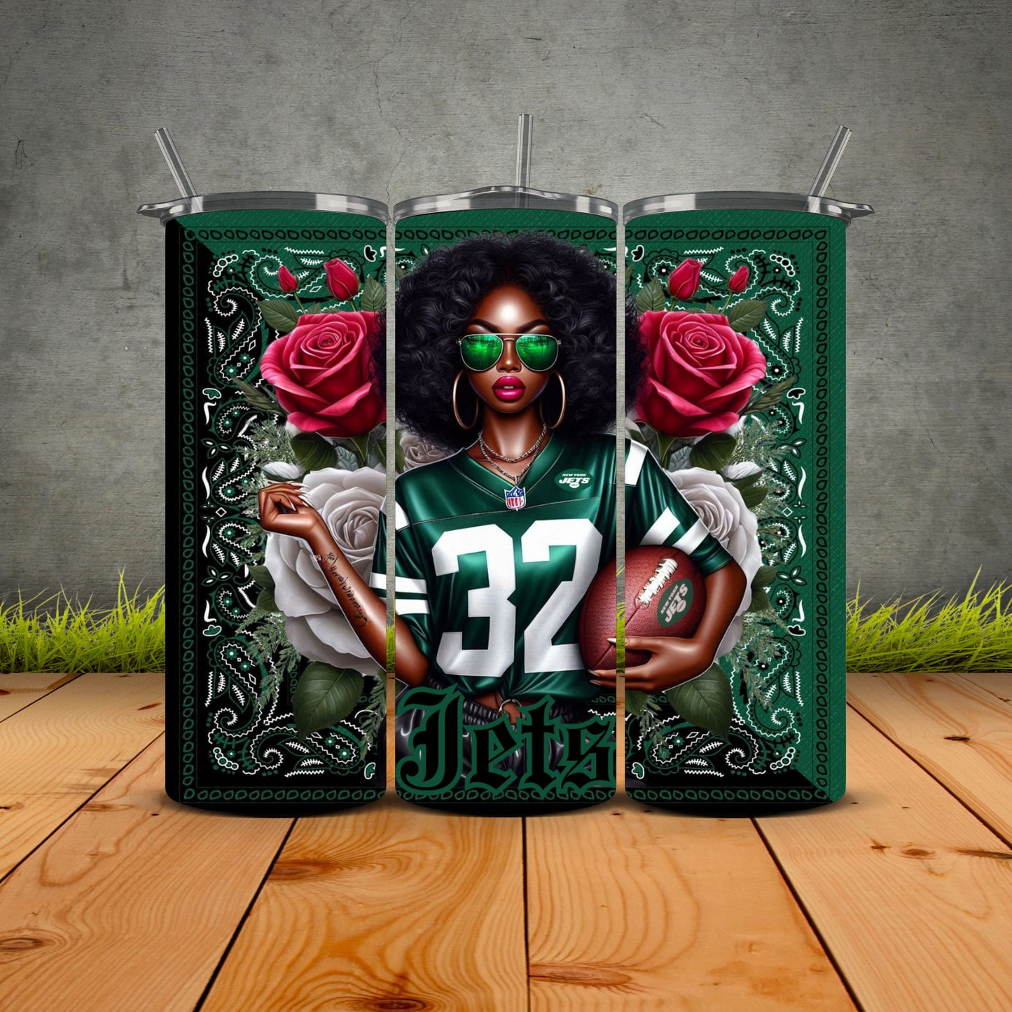 African Girls Football 1st Edition Tumblers