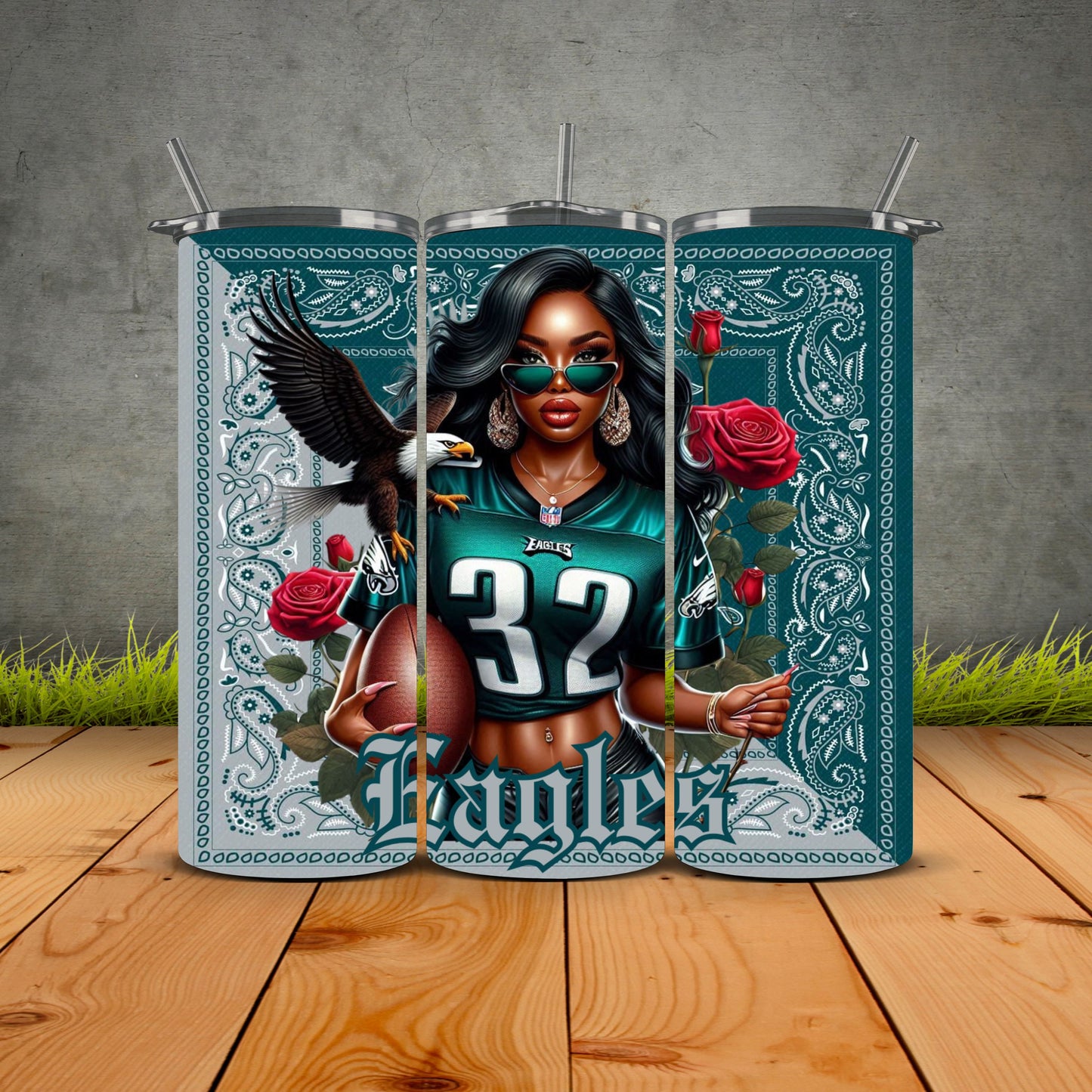 African Girls Football 1st Edition Tumblers