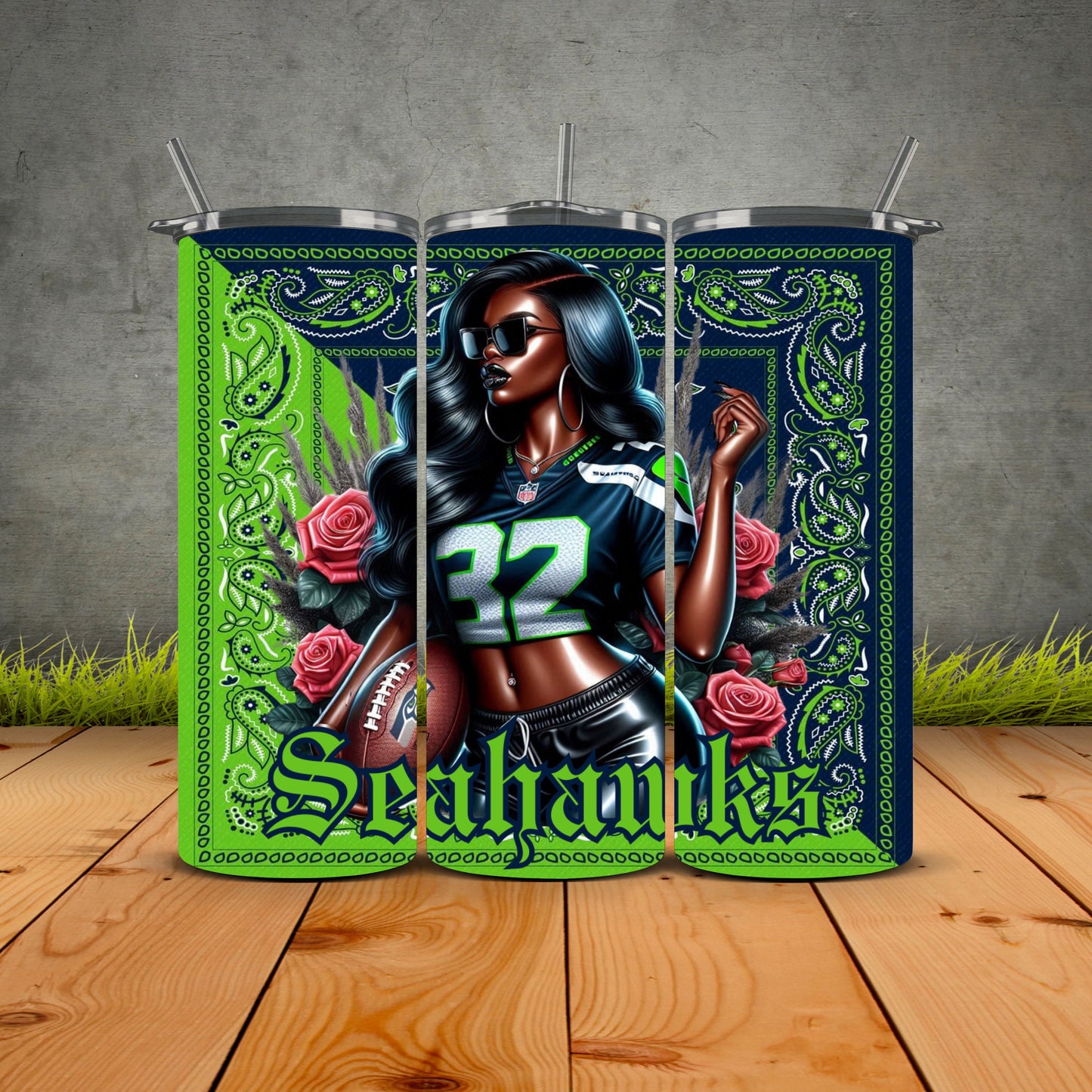 African Girls Football 1st Edition Tumblers
