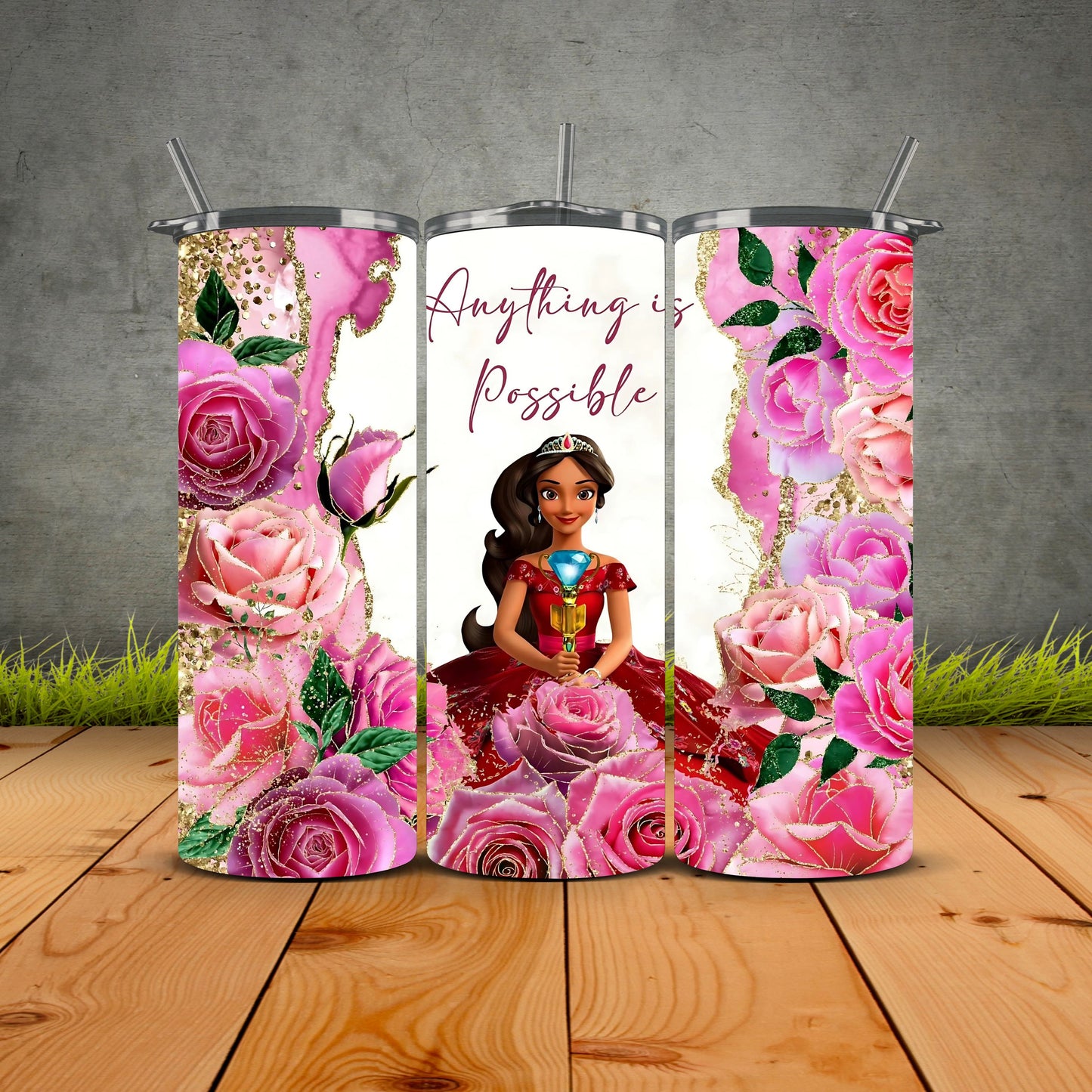 Princess Positive Quote Tumblers