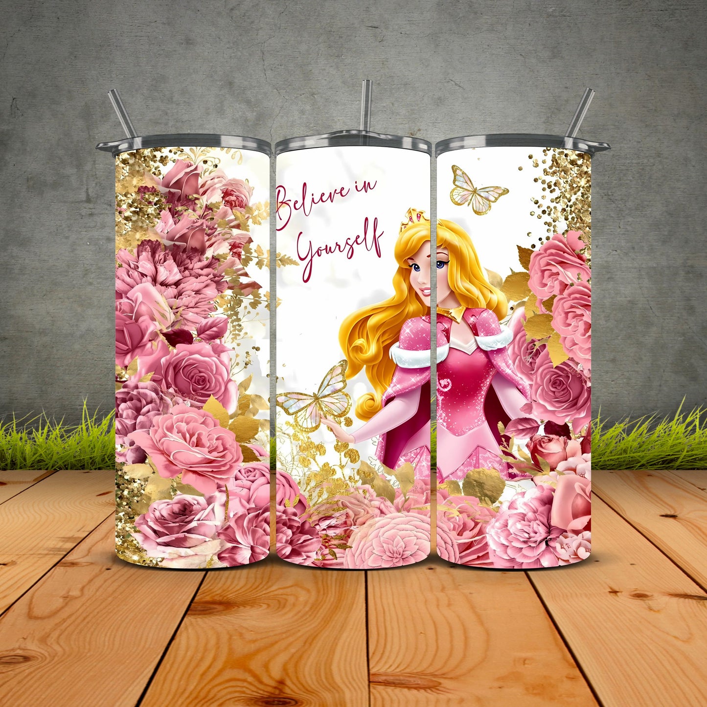Princess Positive Quote Tumblers