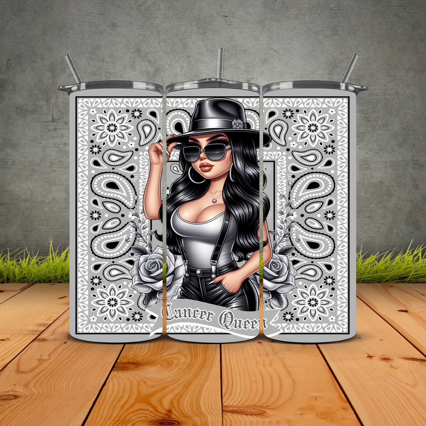 Chicana Zodiac Queen First Edition Tumbler