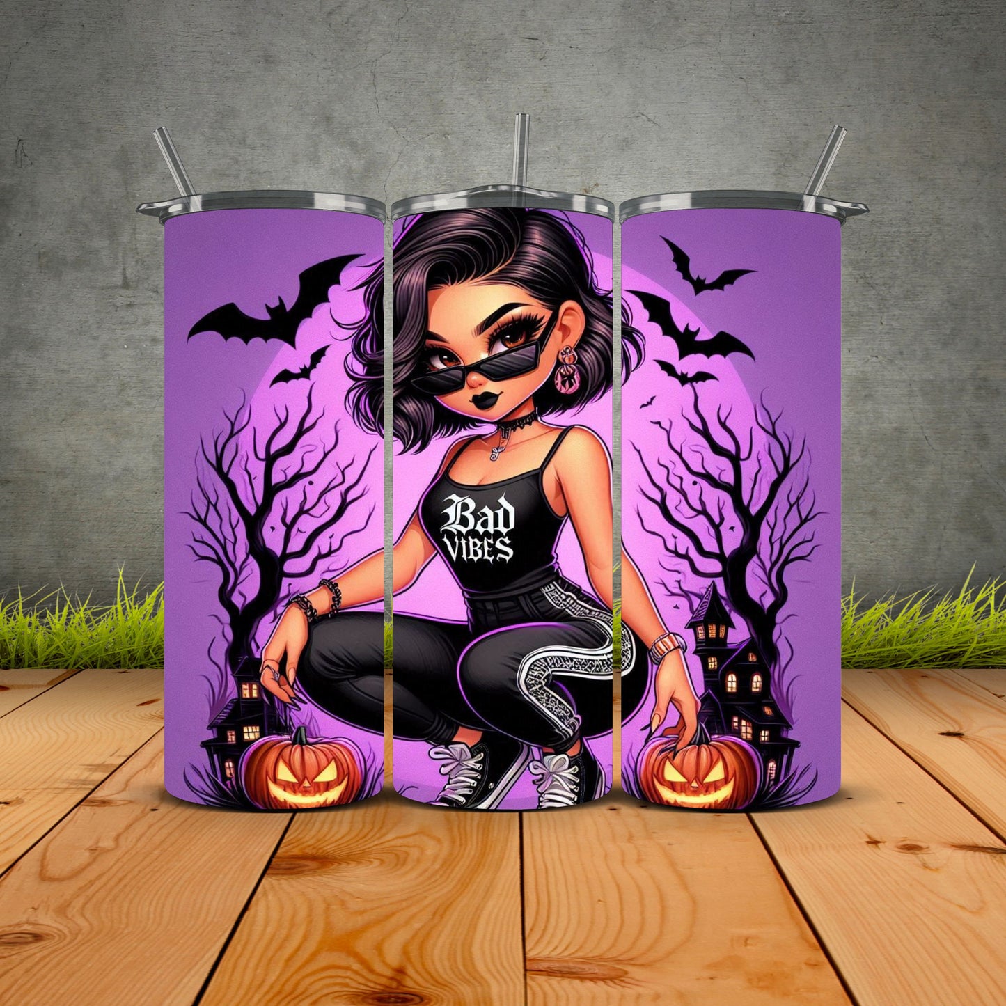 Chicana Halloween Edition Tumblers