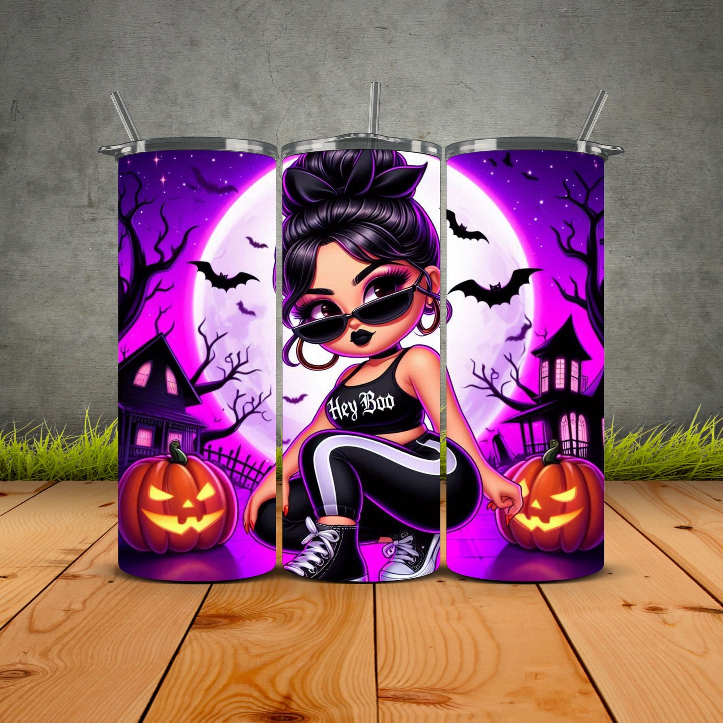 Chicana Halloween Edition Tumblers