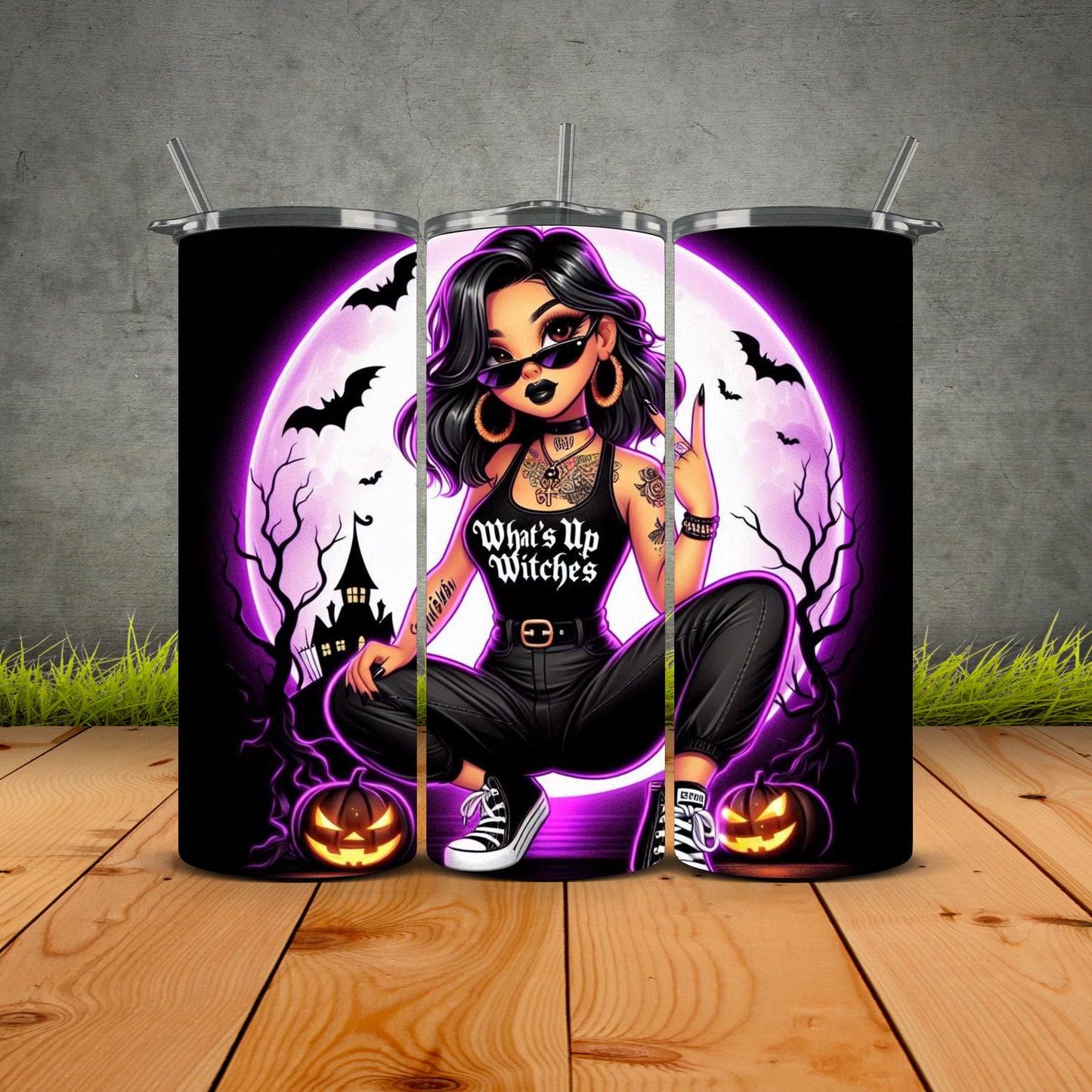 Chicana Halloween Edition Tumblers