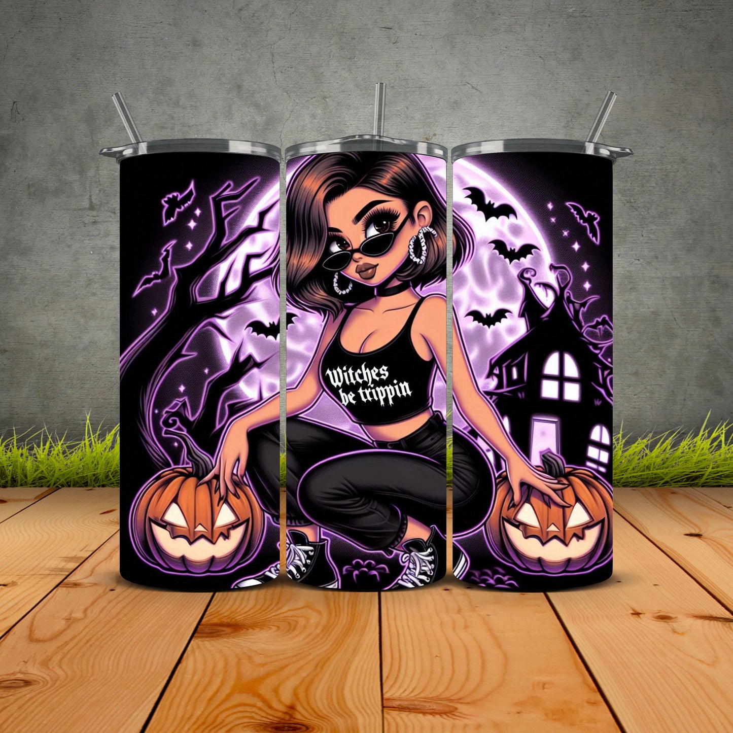 Chicana Halloween Edition Tumblers