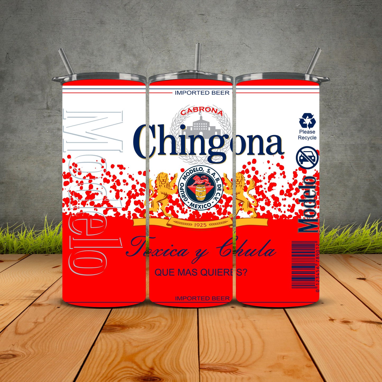 Chingona Vibes Only Modelo Inspired Red