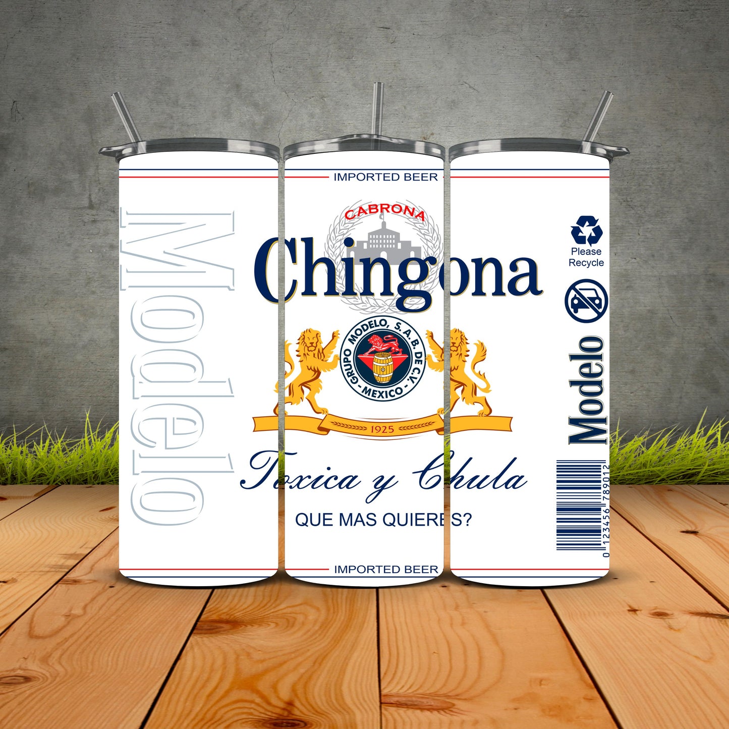 Chingona Vibes Only Modelo Inspired White