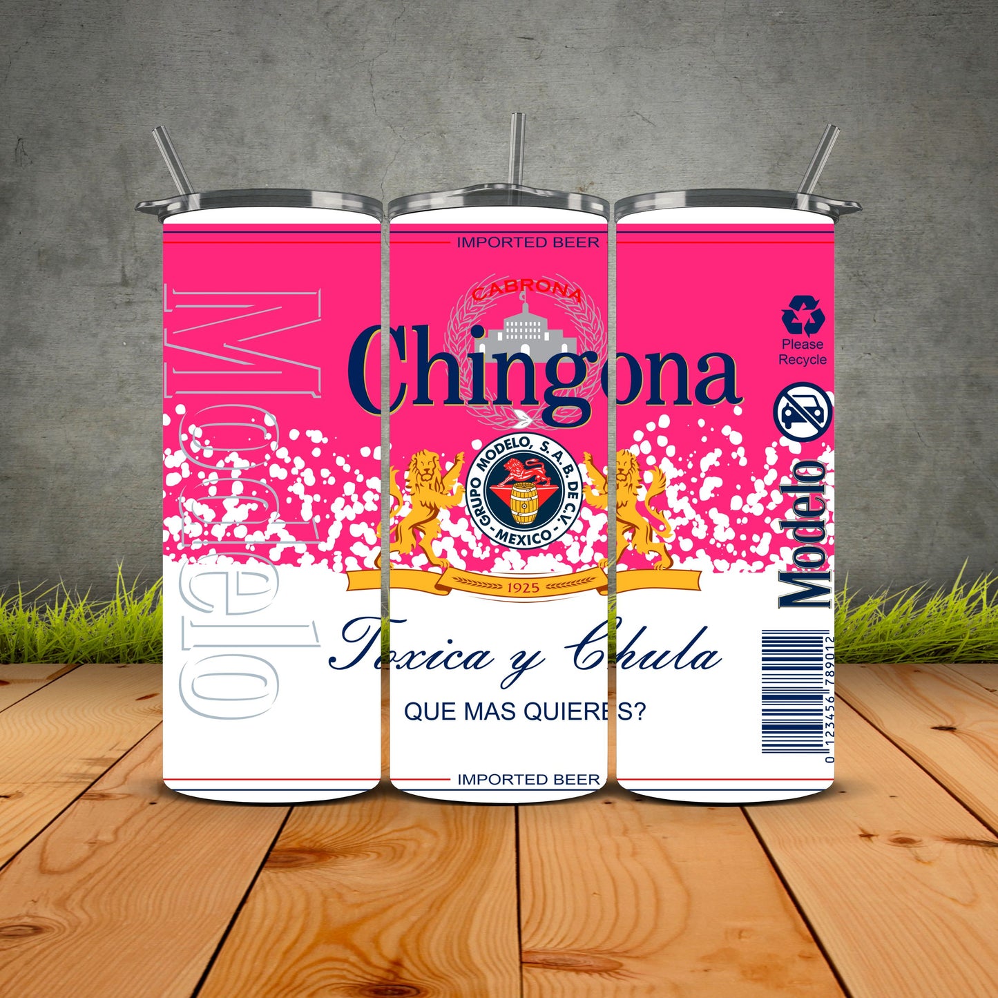 Chingona Vibes Only Modelo Inspired PInk Top