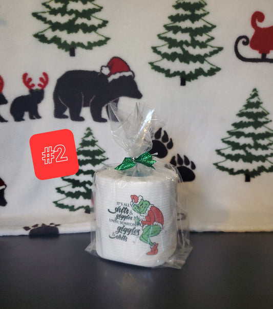 Christmas Toilet Paper Gag Gifts