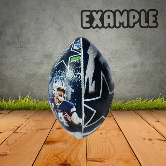 Customized Football Keepsake