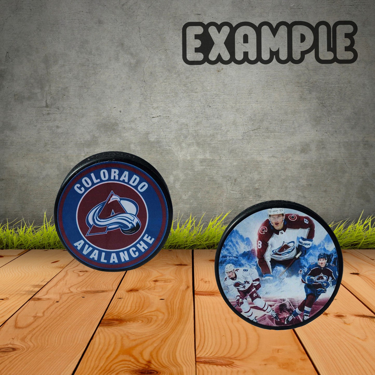 Customized Pucks Keepsake Double Sided Design