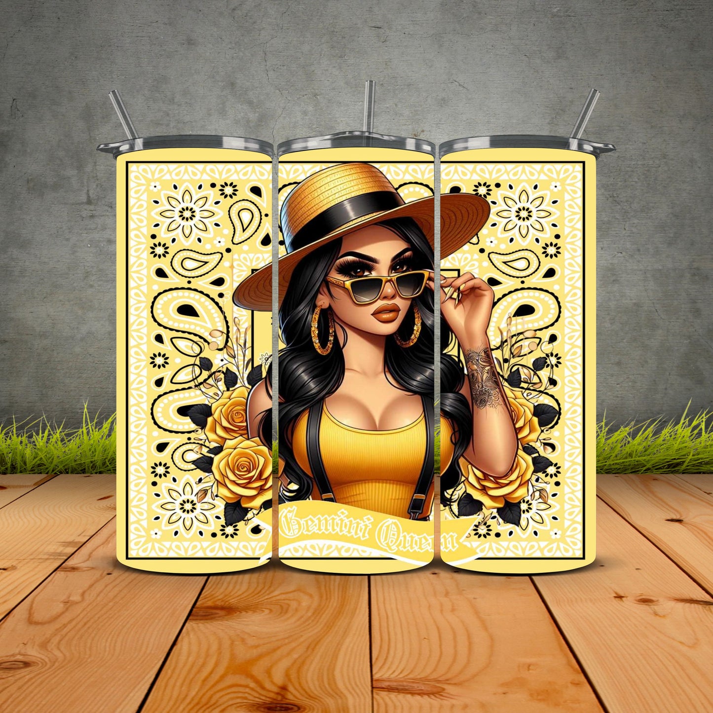 Chicana Zodiac Queen First Edition Tumbler