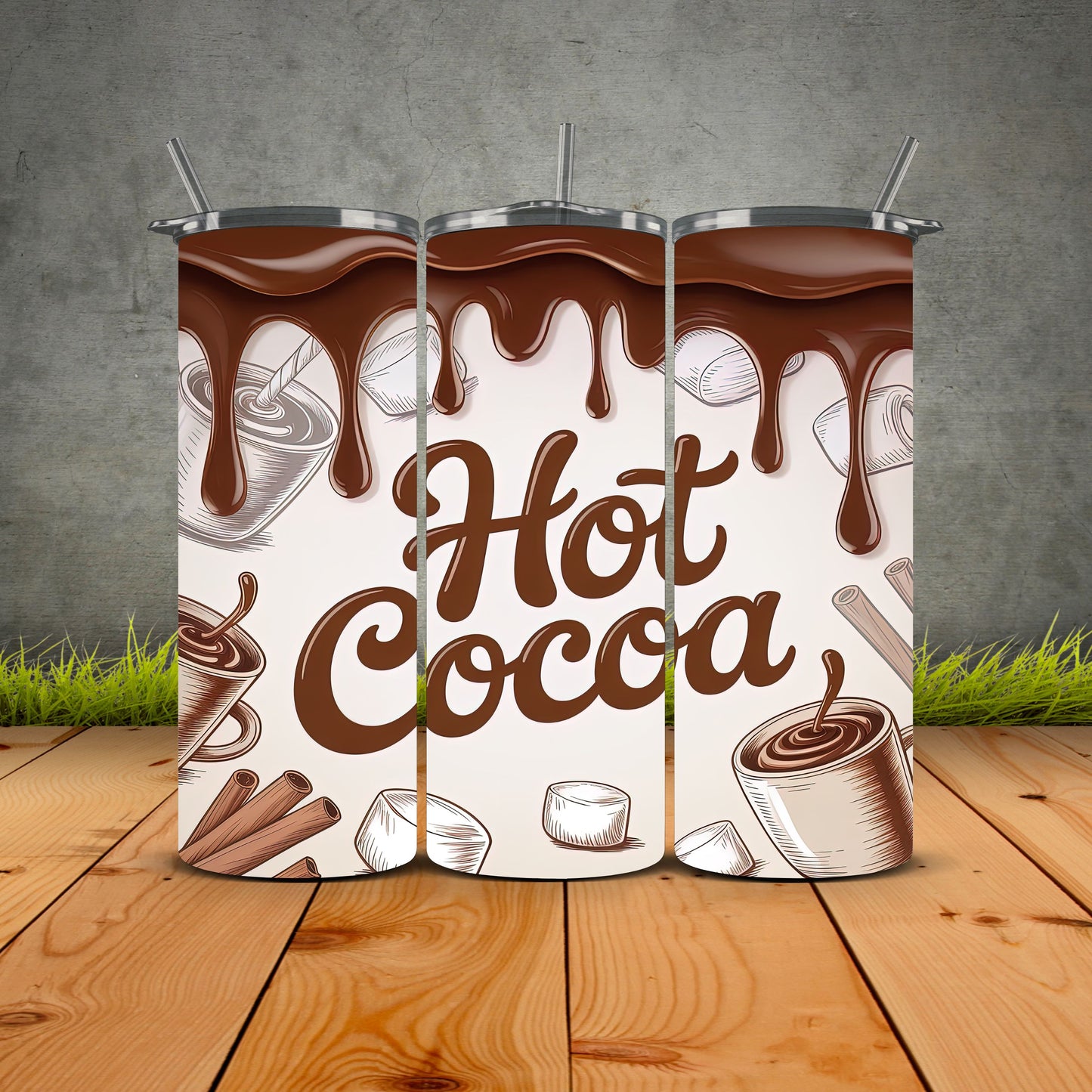 Hot Cocoa Christmas Tumbler