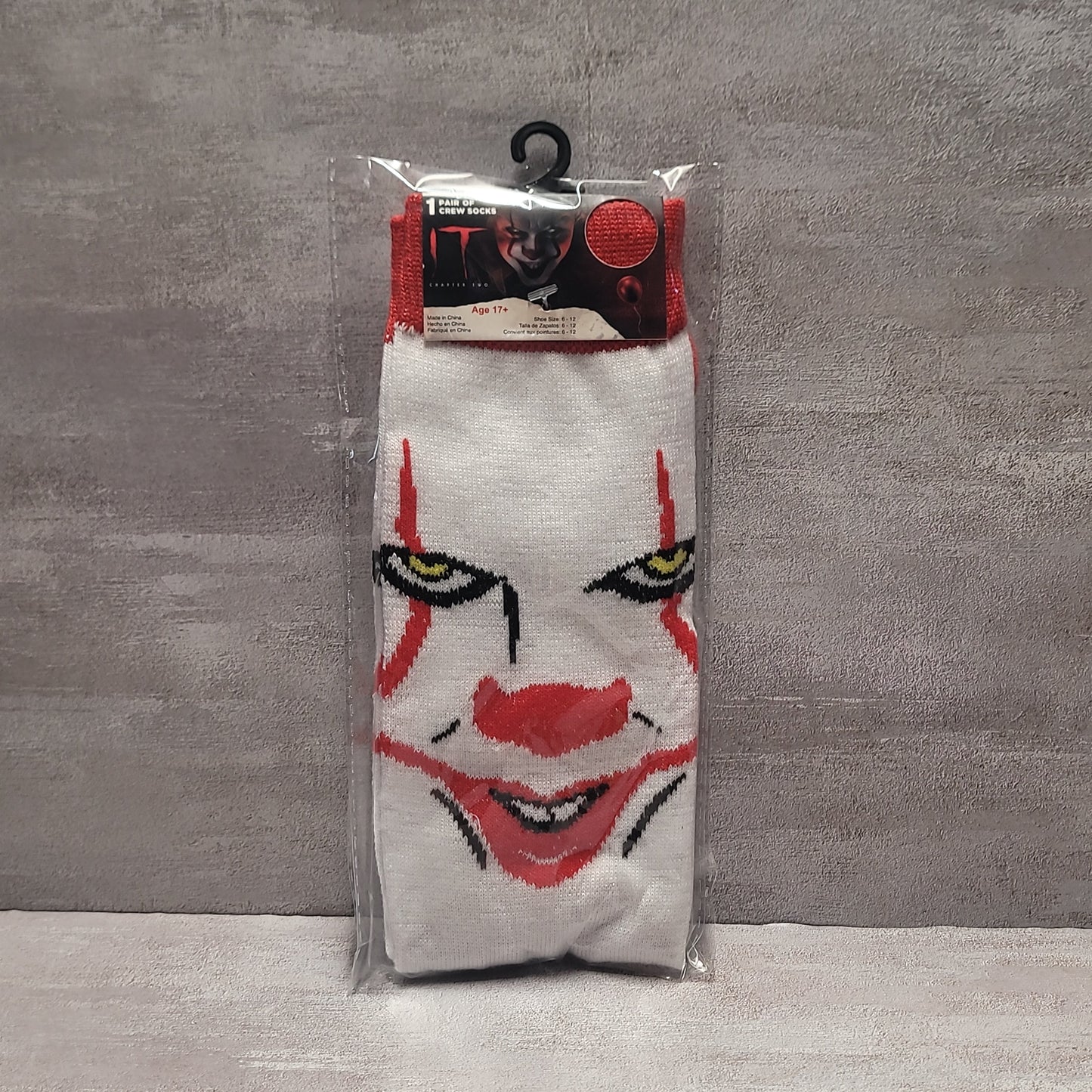 Crazy Sox - Scary It Face White