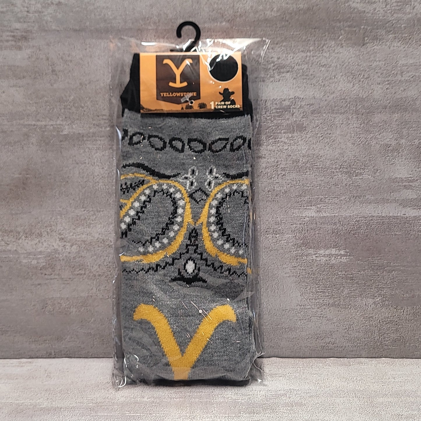 Crazy Sox - Yellowstone Grey