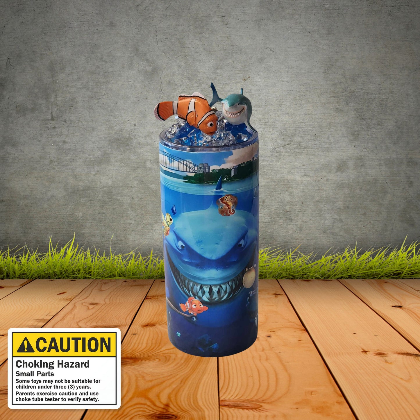 Kids Marlin & Bruce Light Up Tumbler ( 15oz )