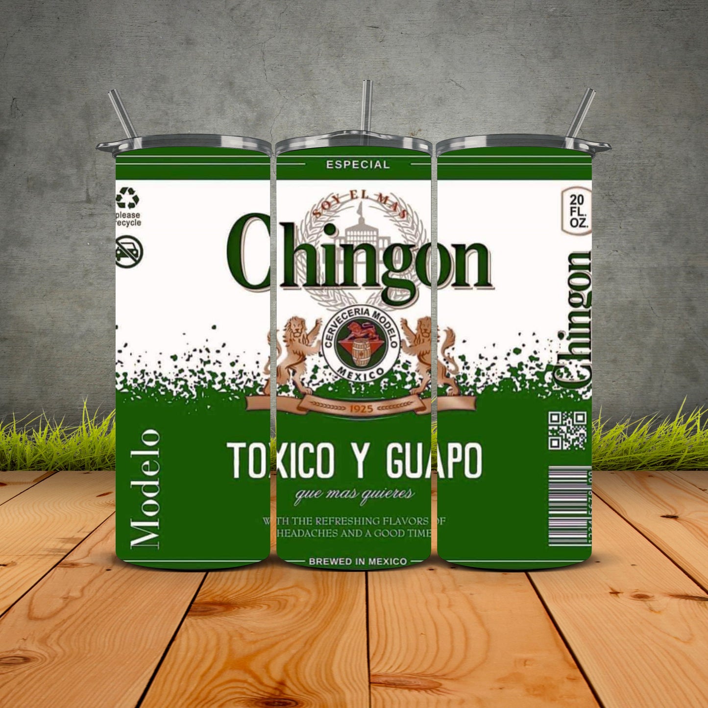 Chingon Modelo Tumbler – Bold Style for Badass Vibes