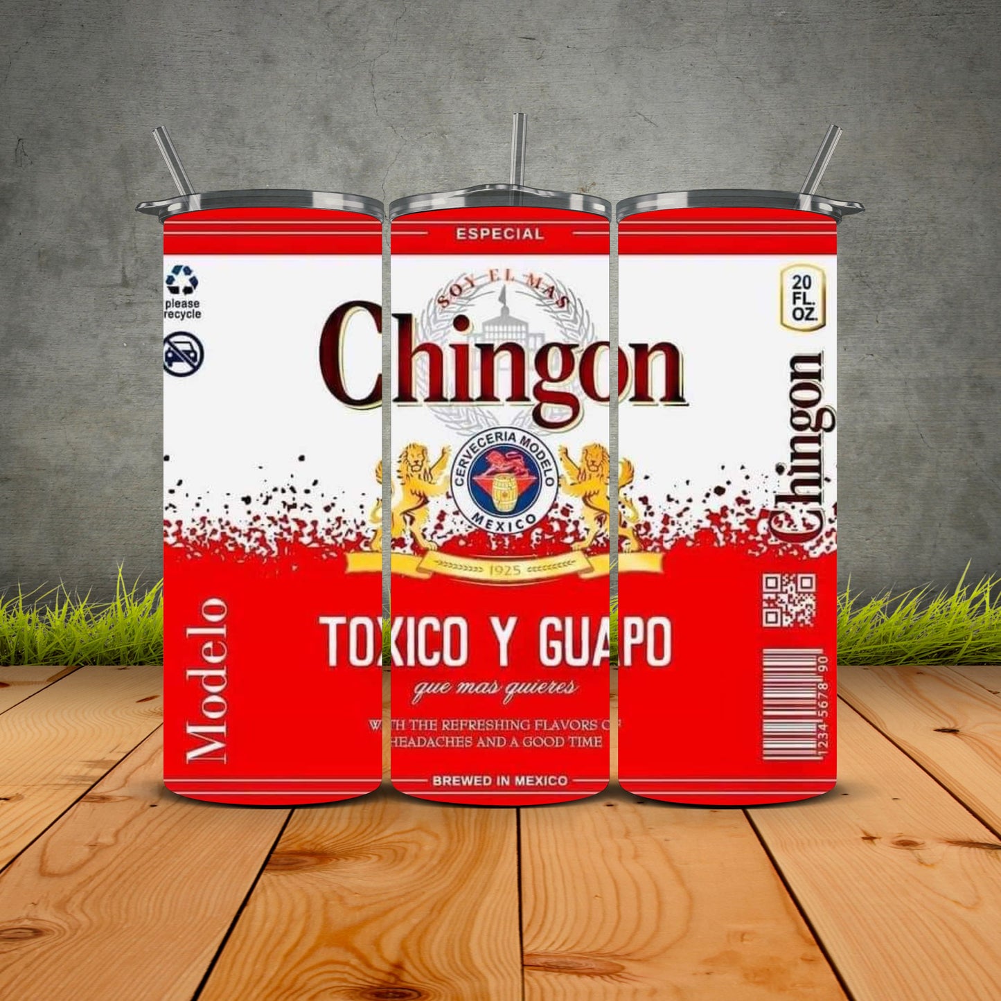Chingon Modelo Tumbler – Bold Style for Badass Vibes
