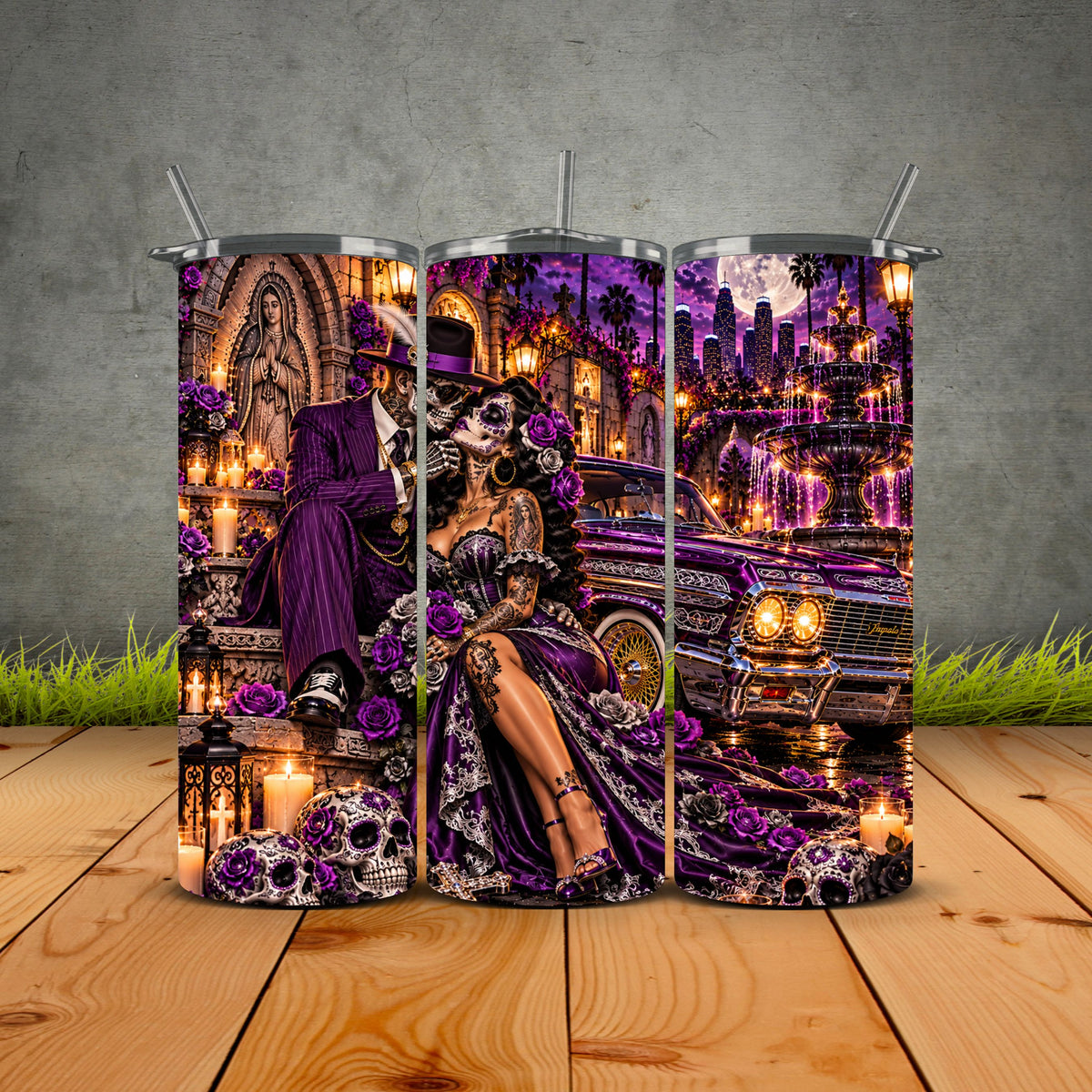 Moonlit Purple Romance