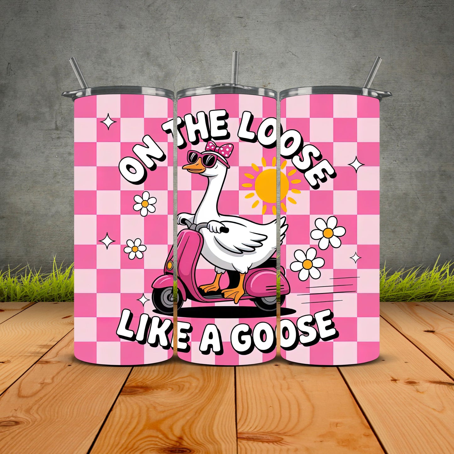 On The Loose Like A Goose Tumbler