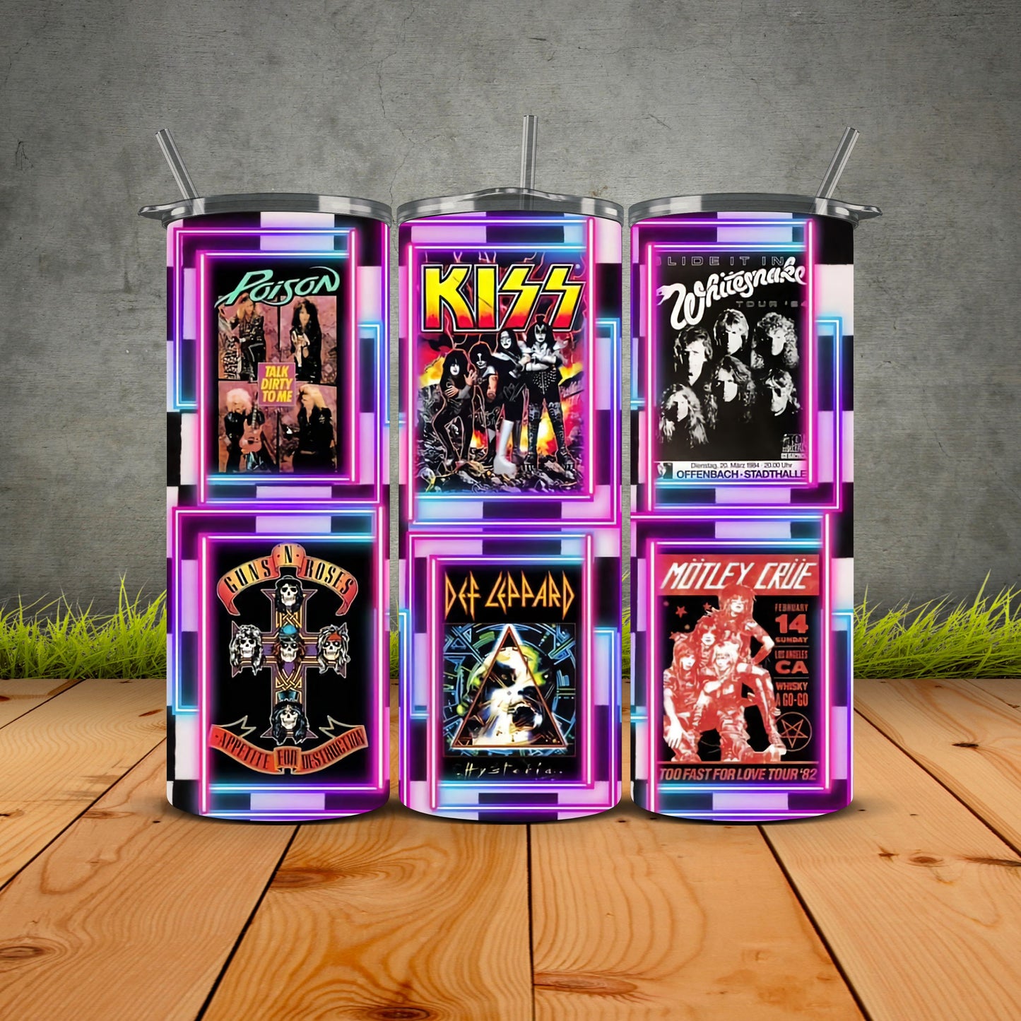 Rock Bands Tumbler
