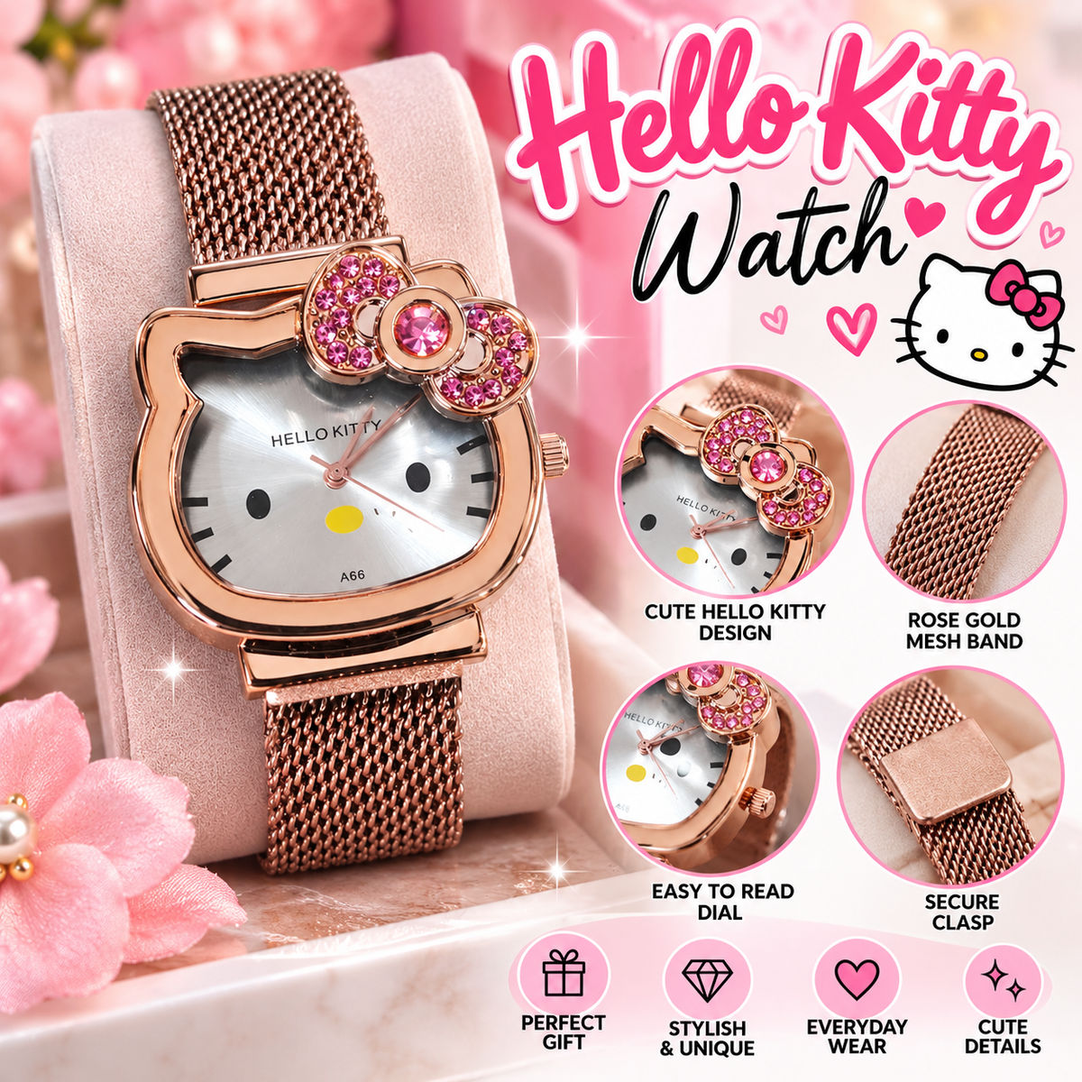 Rose Gold HK Watch
