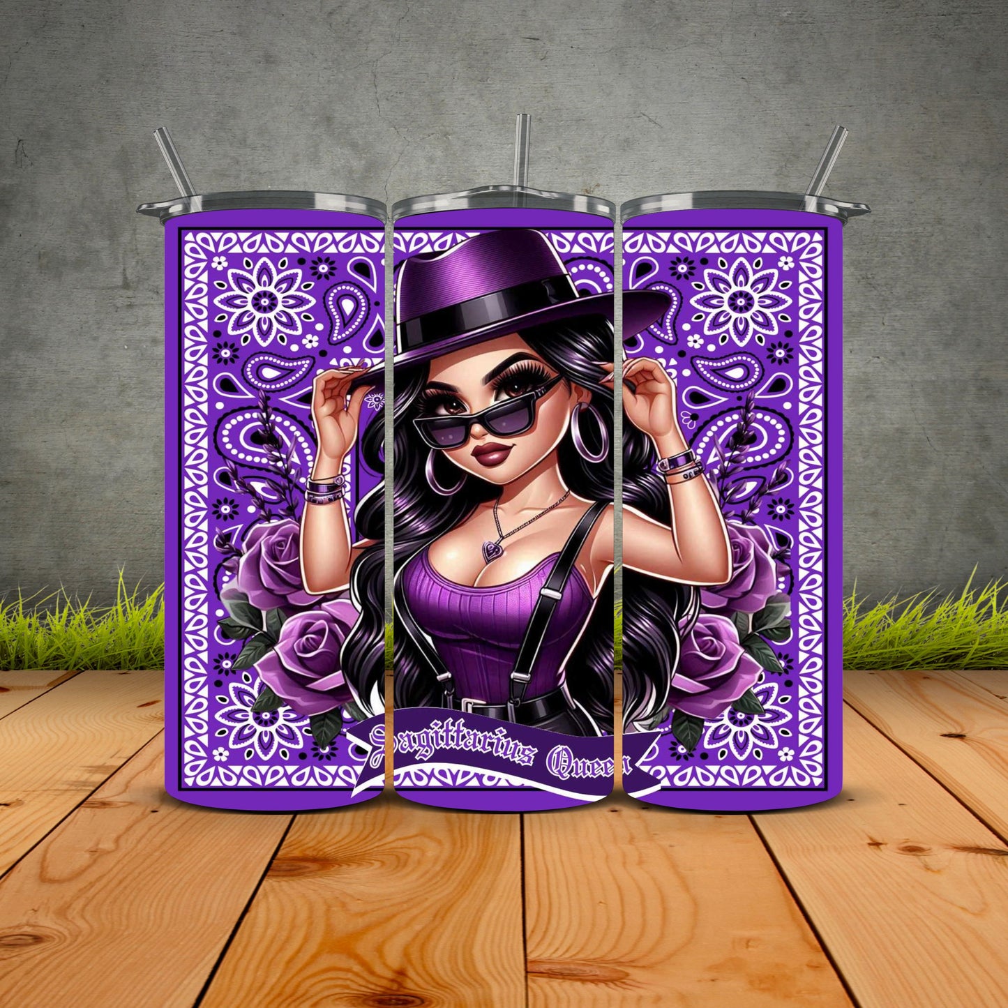 Chicana Zodiac Queen First Edition Tumbler