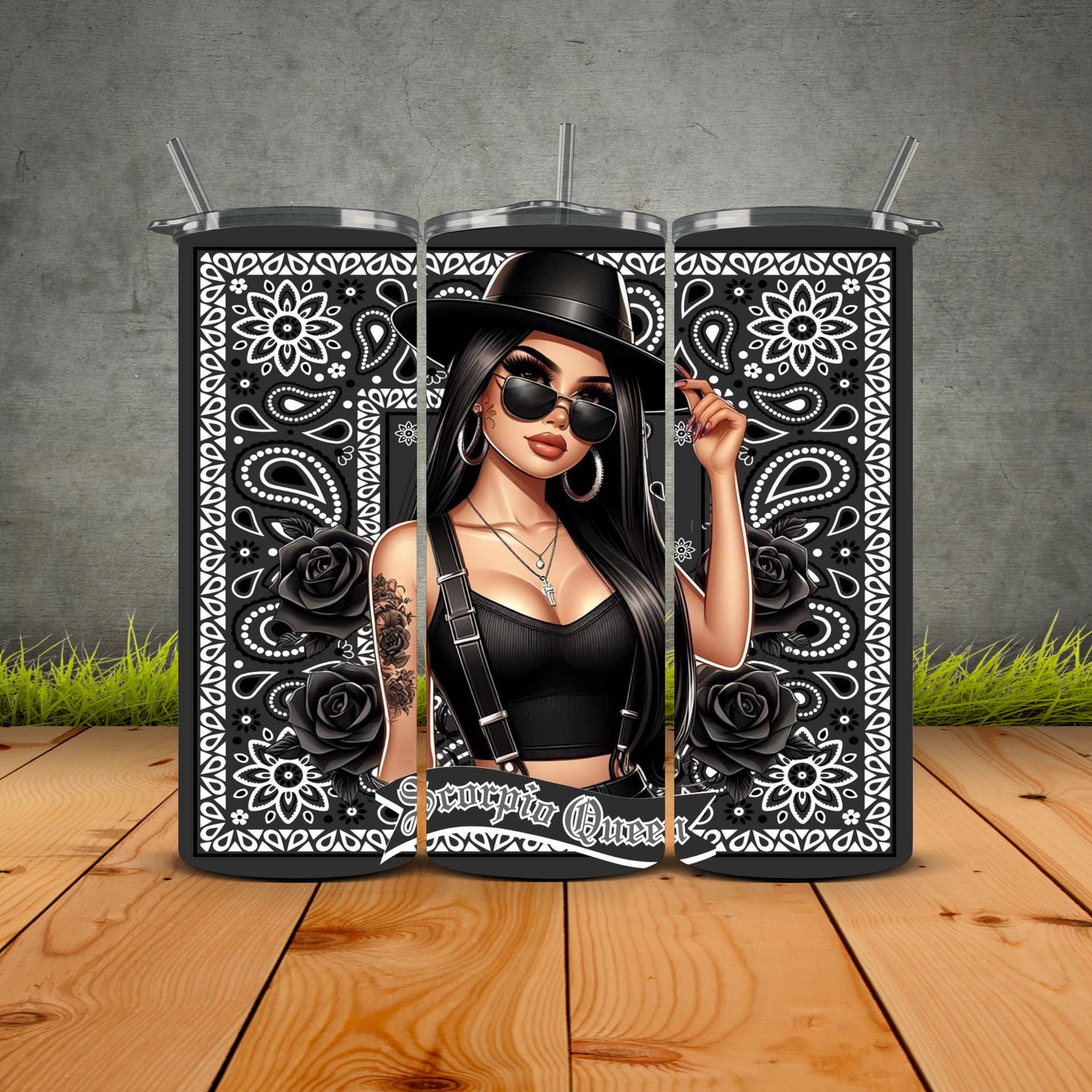 Chicana Zodiac Queen First Edition Tumbler