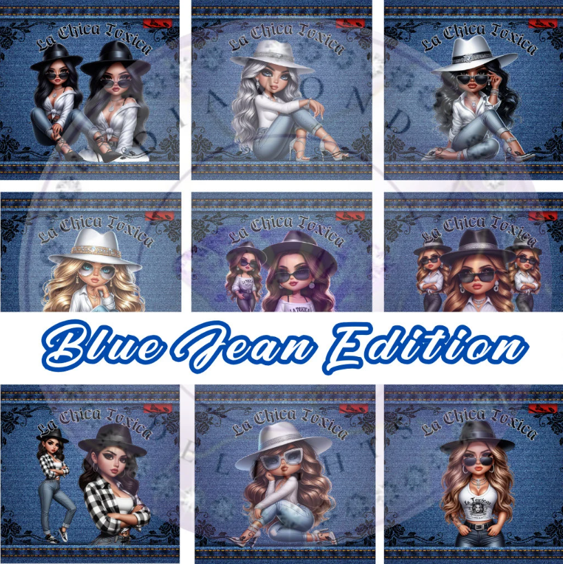 50+ La Chica Toxica Blue Jean Digital images