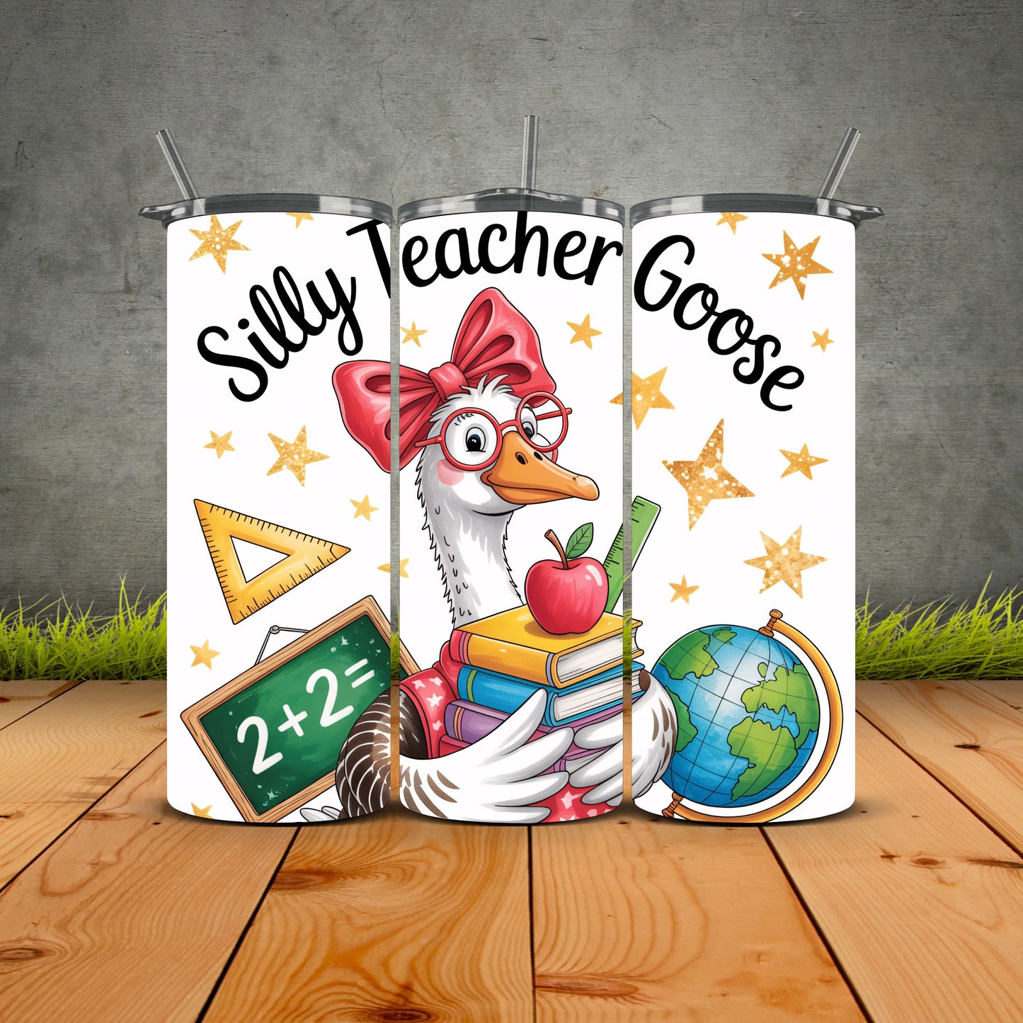 Silly Teacher Goose Tumbler