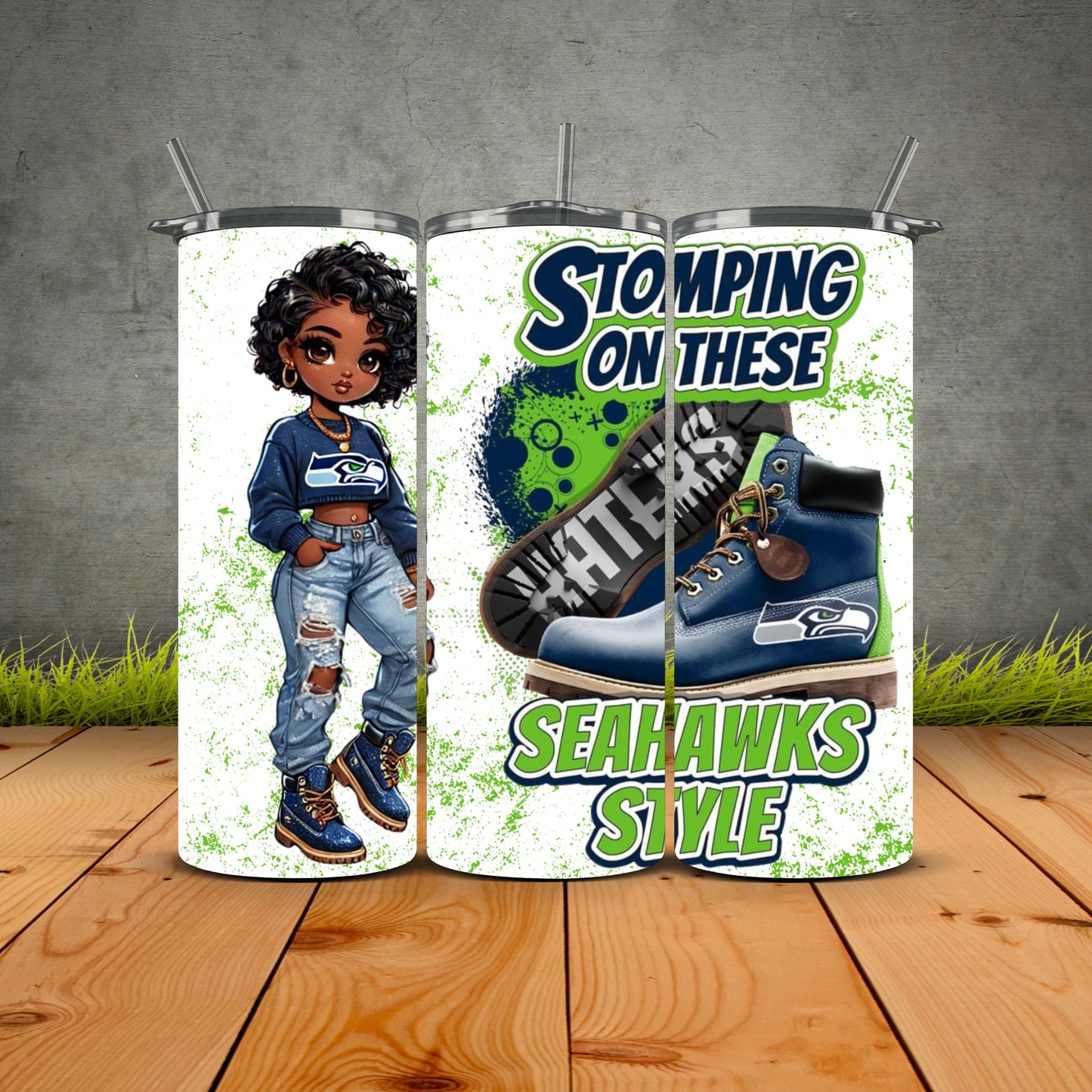 Stomping On These Haters African Diva Style Tumblers