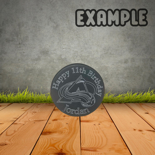 Customized Pucks Keepsake Double Sided Design