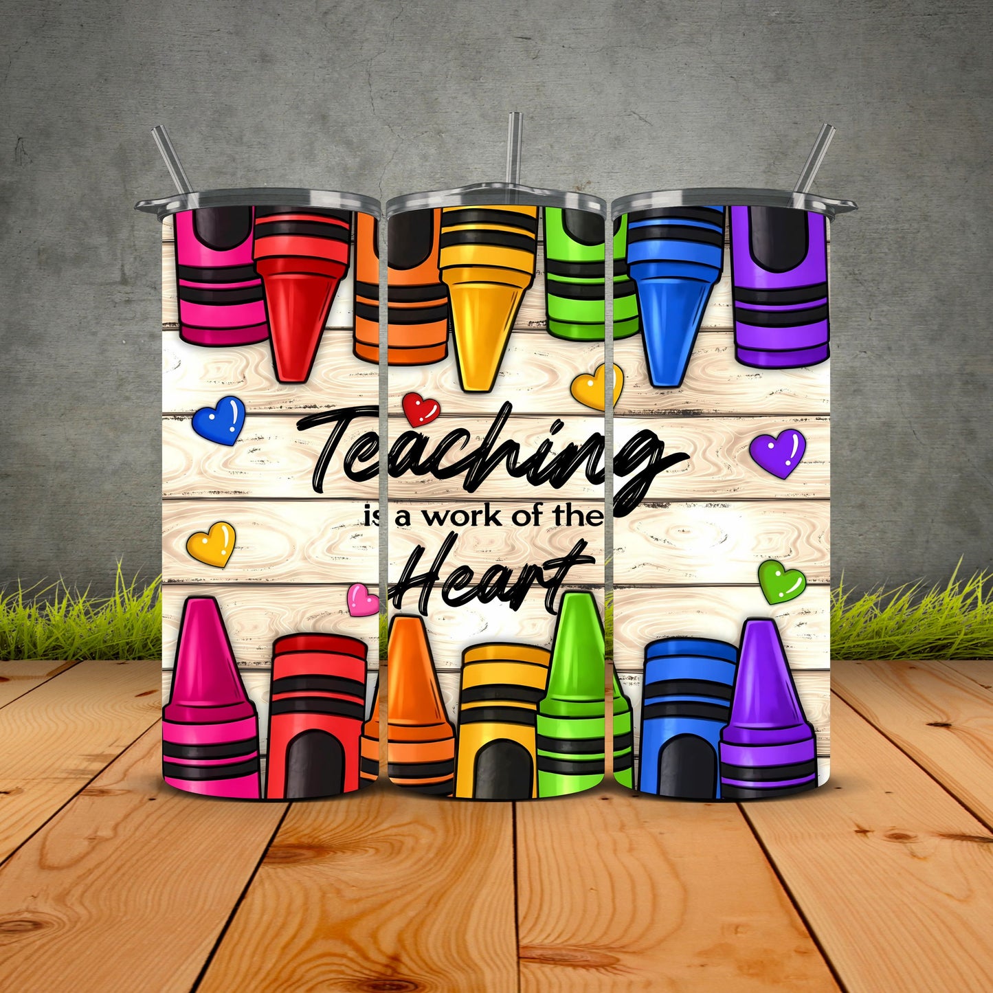 Teaching Is A Work Of The Heart Tumbler
