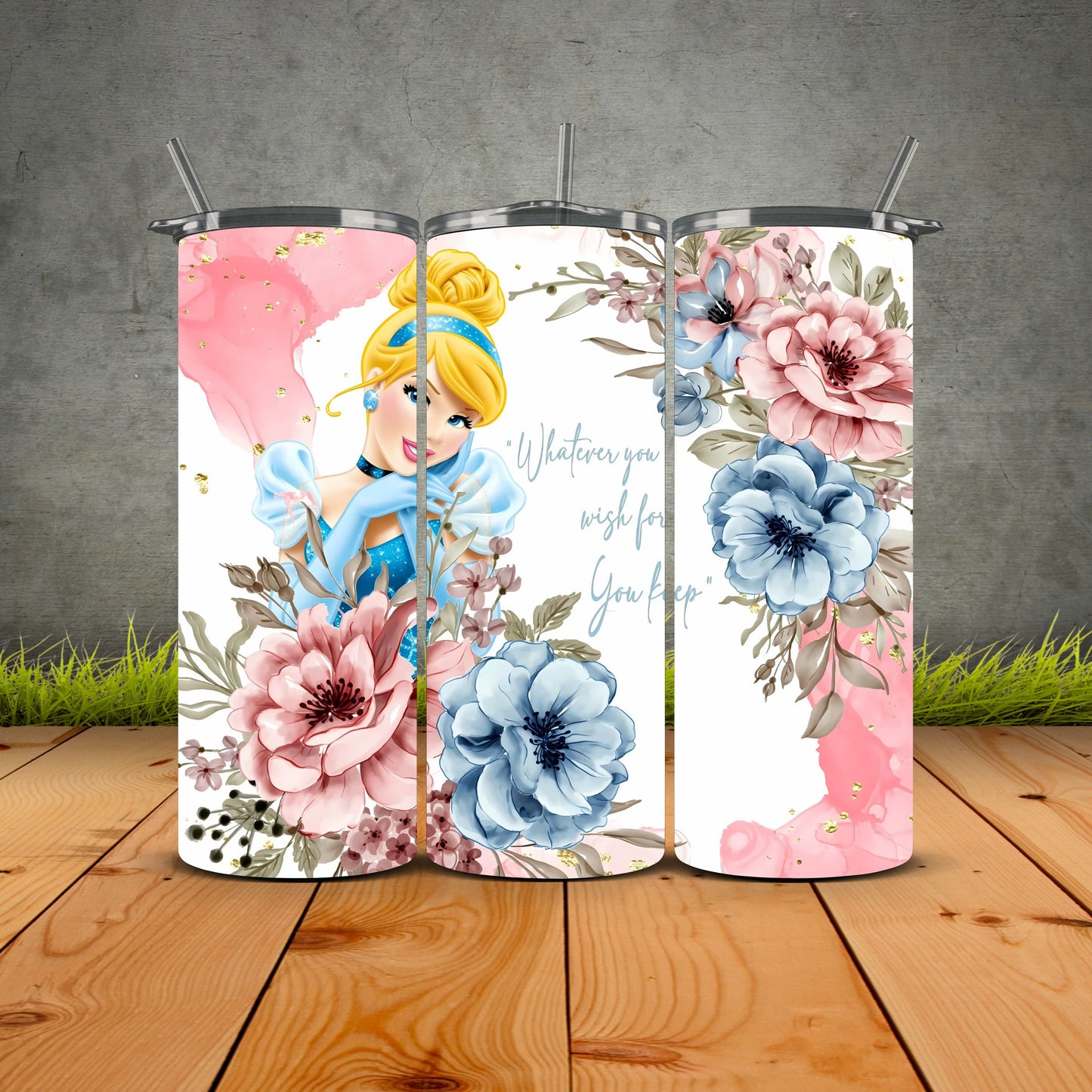 Princess Positive Quote Tumblers
