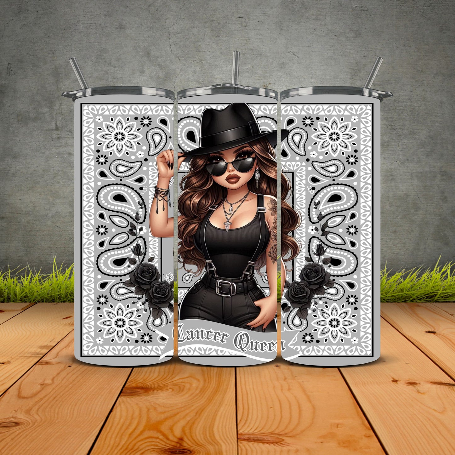 Zodiac Queen Brunette Edition Tumbler