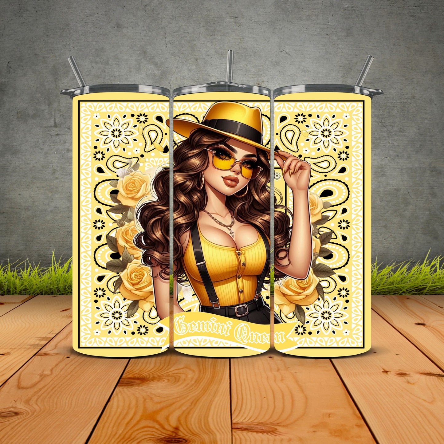 Zodiac Queen Brunette Edition Tumbler
