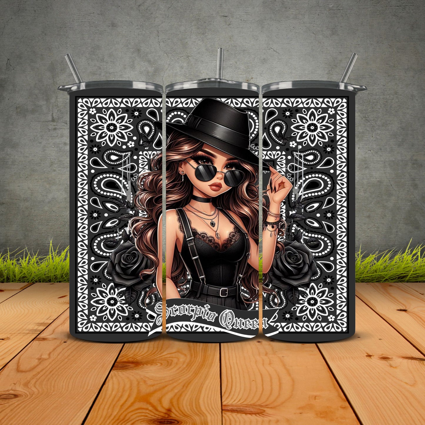Zodiac Queen Brunette Edition Tumbler