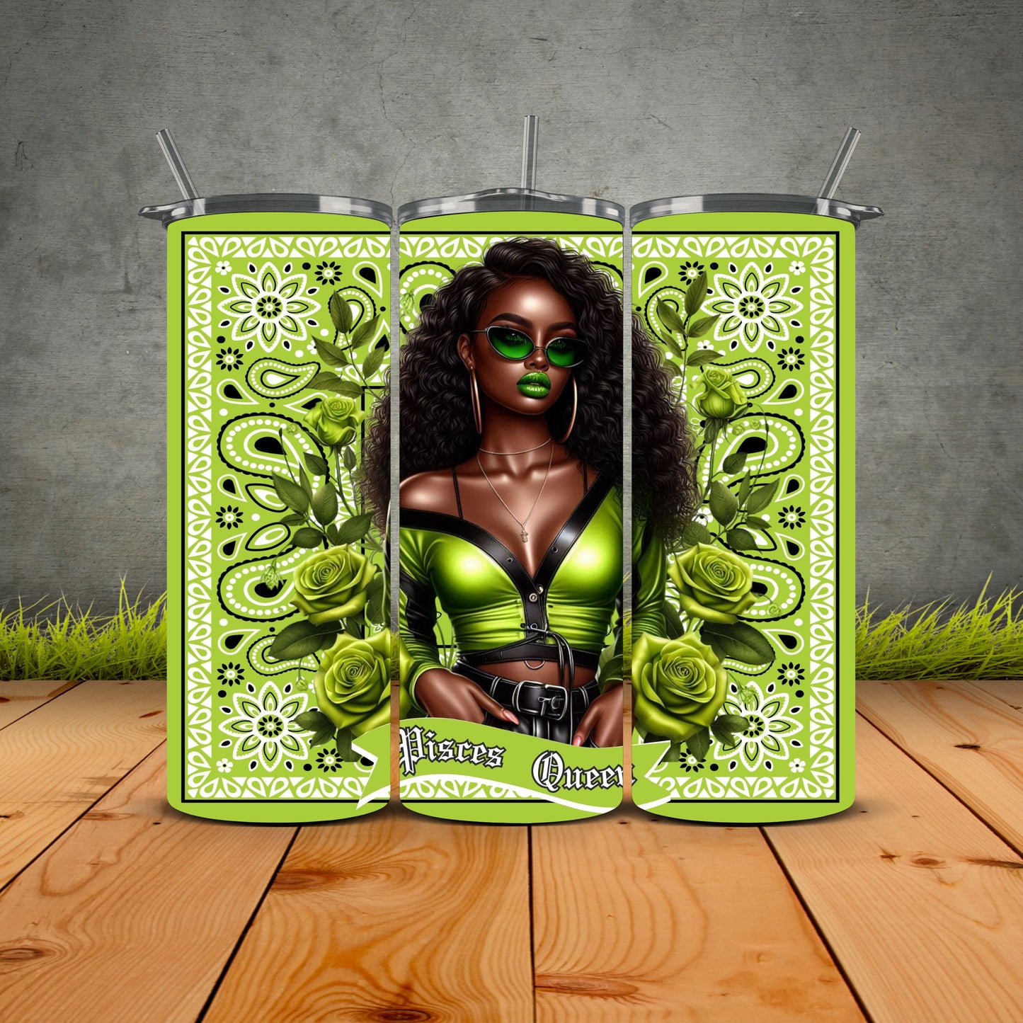 African Zodiac Queen Tumblers